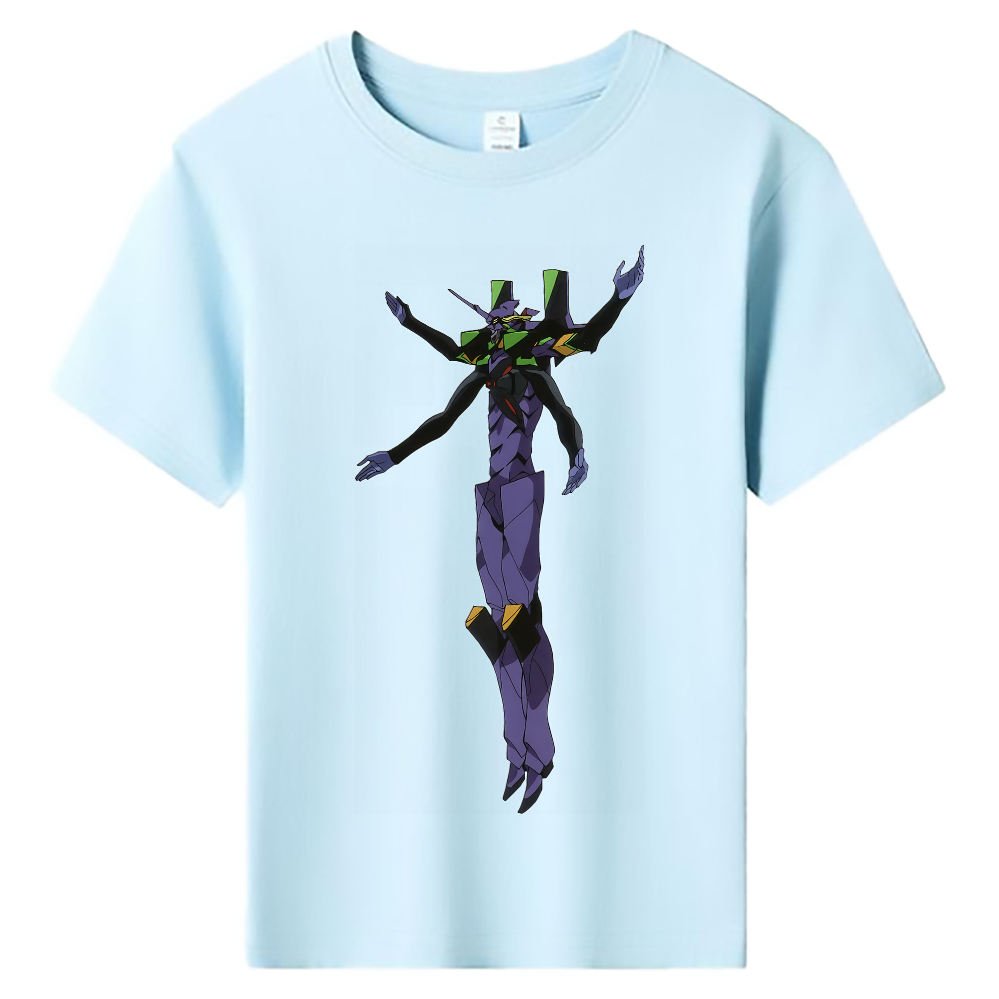 （画像用） EVA 新世紀エヴァンゲリオン 綿100％キッズTシャツ（フロントプリント）
